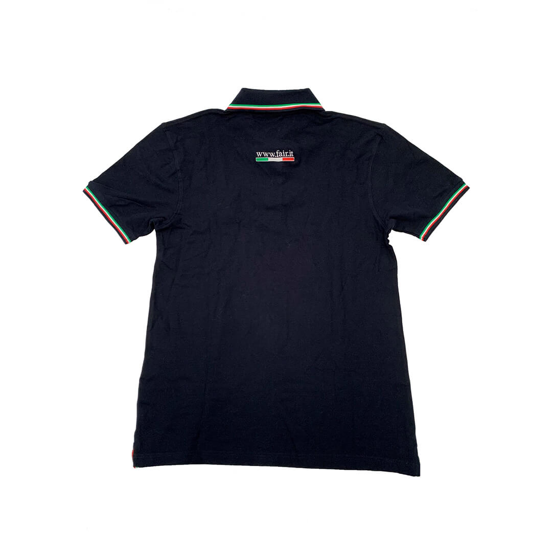 FAIR Polo manches courtes logo drapeau Italie
