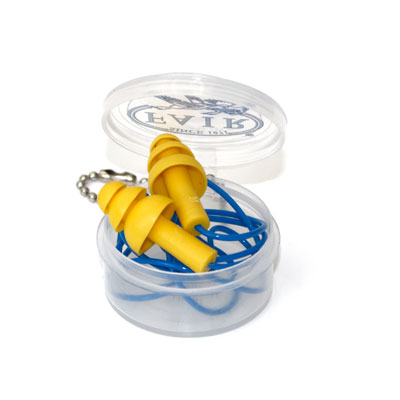 FAIR bouchons d’oreilles avec cordon jaune-bleu
