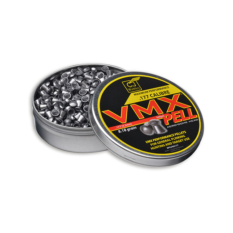 Webley VMX Pell plombs 5,5 mm boîte 500 aero-dome