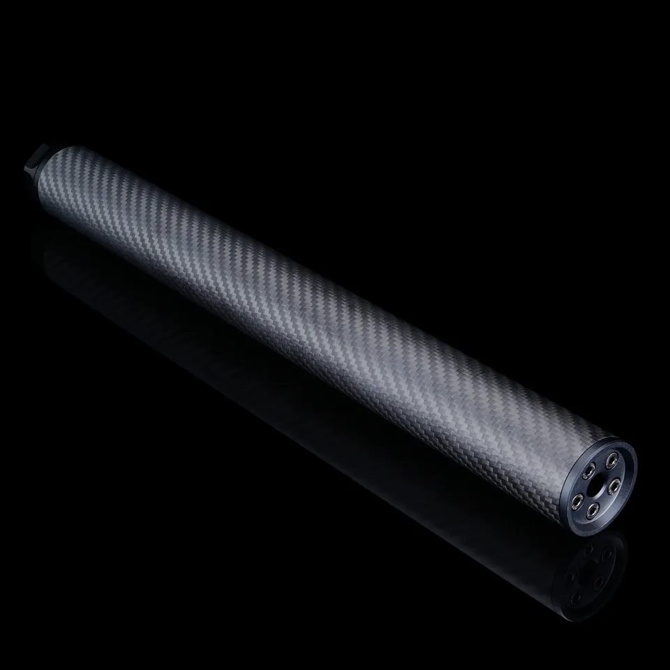 Silverback XXL silencieux factice carbone 14mm CCW 390mm