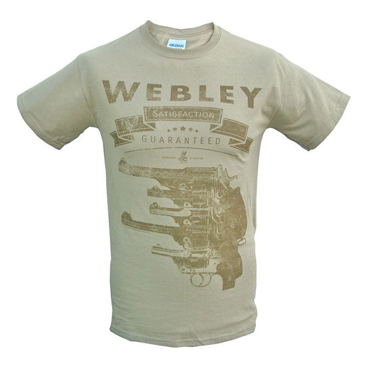Webley T-shirt coton publicité vintage taille L