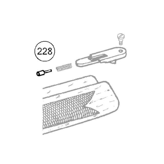 FAIR Guide ressort crochet pièce fusil superposé