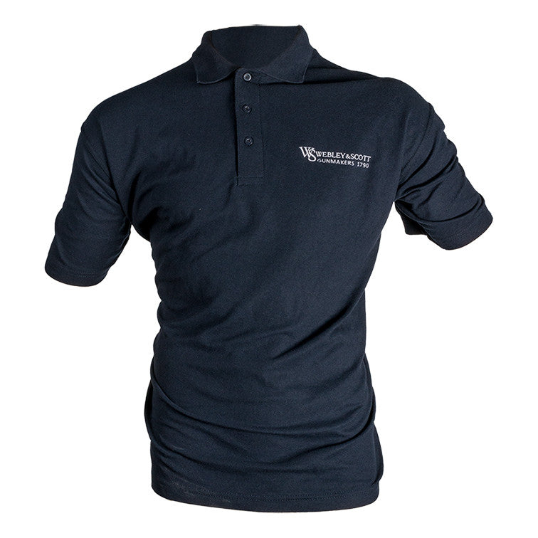 Webley W&S polo bleu marine coton taille L