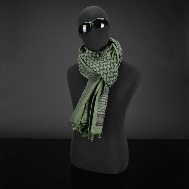 Silverback Shemagh XXL 200x100 coton vert noir
