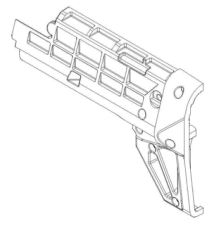 Keltec KSG Stock Set crosse