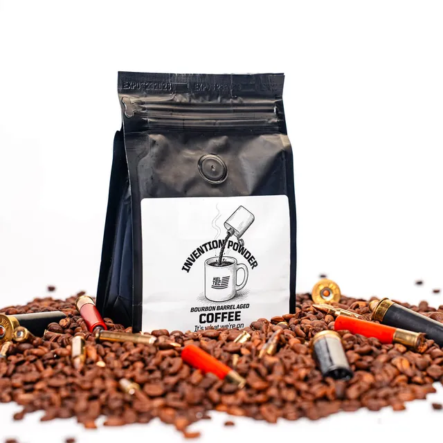 Invention Powder café en grains vieilli fût bourbon