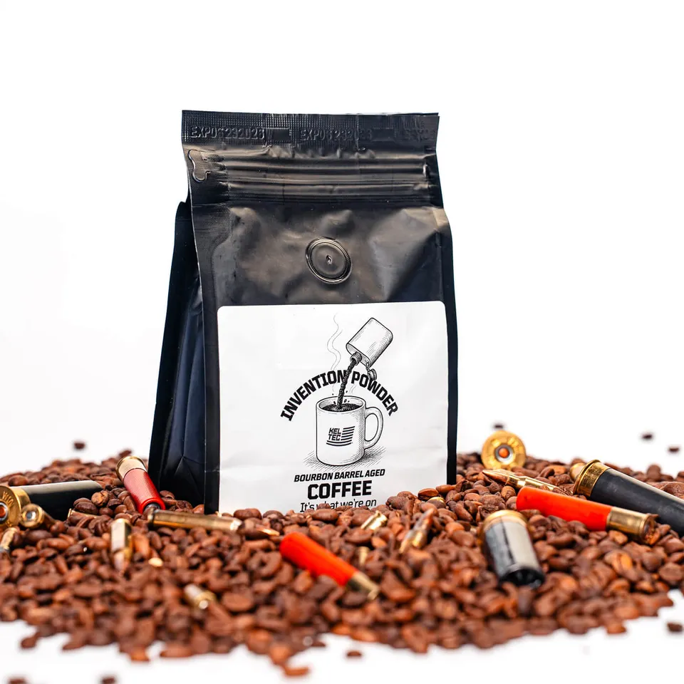 Invention Powder café en grains vieilli fût bourbon